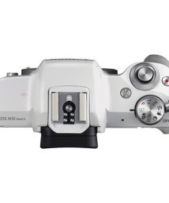 Máy ảnh Canon EOS M50 Mark II kèm lens 15-45mm (Màu Trắng)