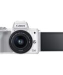 Máy ảnh Canon EOS M50 Mark II kèm lens 15-45mm (Màu Trắng)