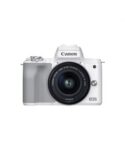 Máy ảnh Canon EOS M50 Mark II kèm lens 15-45mm (Màu Trắng)