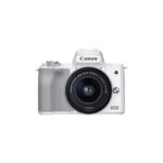 Máy ảnh Canon EOS M50 Mark II kèm lens 15-45mm (Màu Trắng)