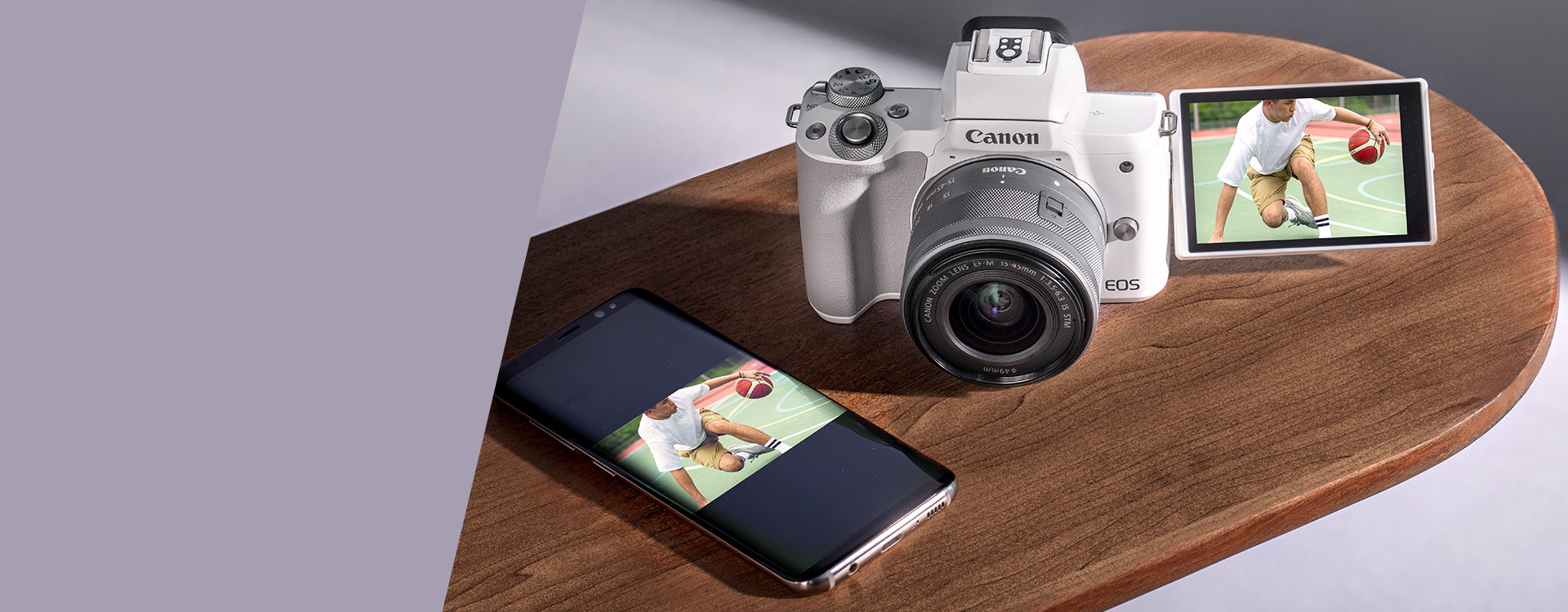 m50-mark-ii-3 Canon EOS M50 Mark II bản màu trắng